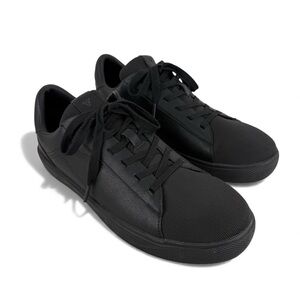 VESSI Soho Sneakers Black Women’s Sz 10 Waterproof Lace-Up Vegan